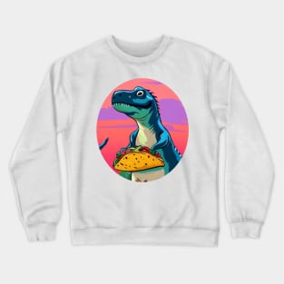 T-rex Loves Tacos Crewneck Sweatshirt